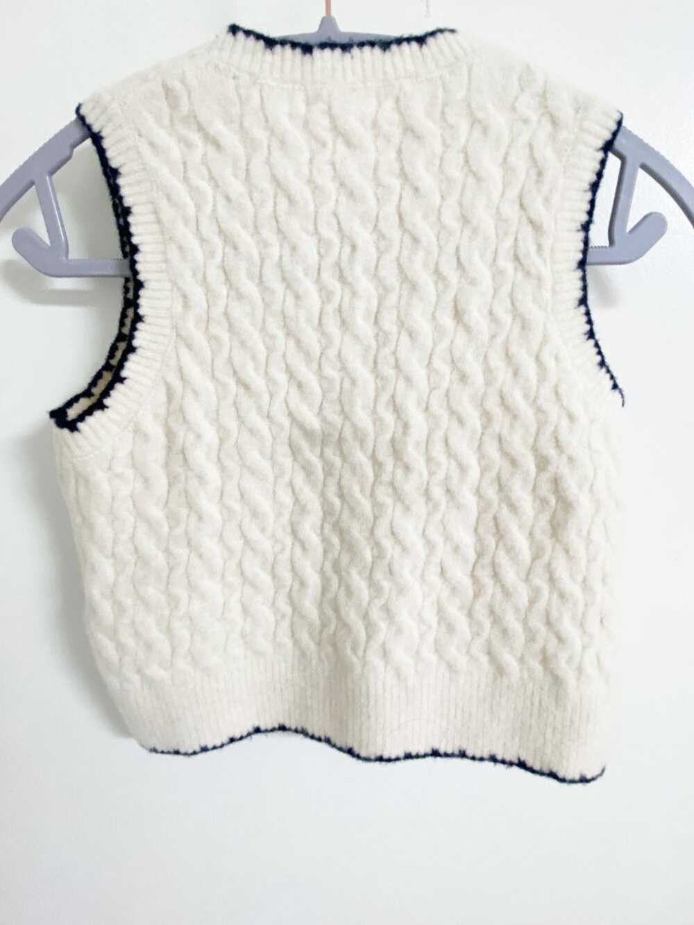 Zara Kids Cable Knit Sleevesless Vest Girls Size 9-10 - Picture 5 of 5